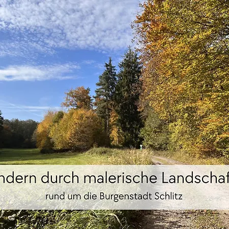 Alte Foersterei - Altstadtwohnung Mit Stil & Aufzug - In Der Hinterburg Schlitz - Mit Garten, Parkplatz & E-Ladestation - Hunde Willkommen - Fulda, Bad Hersfeld, Alsfeld In 25 Km Entfernung * שליץ
