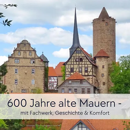 Alte Foersterei - Altstadtwohnung Mit Stil & Aufzug - In Der Hinterburg - Mit Garten, Parkplatz & E-ladestation - Hunde Willkommen - Fulda, Bad Hersfeld, Alsfeld In 25 Km Entfernung 아파트