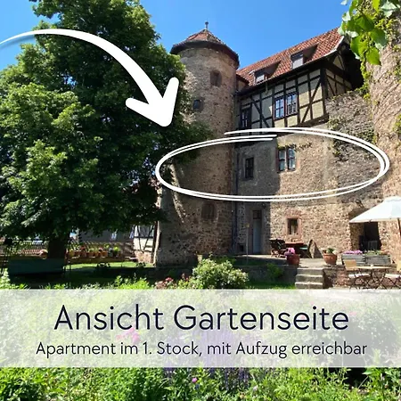 Alte Foersterei - Altstadtwohnung Mit Stil & Aufzug - In Der Hinterburg - Mit Garten, Parkplatz & E-ladestation - Hunde Willkommen - Fulda, Bad Hersfeld, Alsfeld In 25 Km Entfernung 슐리츠