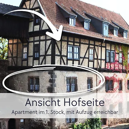 Alte Foersterei - Altstadtwohnung Mit Stil & Aufzug - In Der Hinterburg - Mit Garten, Parkplatz & E-ladestation - Hunde Willkommen - Fulda, Bad Hersfeld, Alsfeld In 25 Km Entfernung Apartmán *
