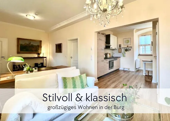 Alte Foersterei - Altstadtwohnung Mit Stil & Aufzug - In Der Hinterburg - Mit Garten, Parkplatz & E-ladestation - Hunde Willkommen - Fulda, Bad Hersfeld, Alsfeld In 25 Km Entfernung Apartman