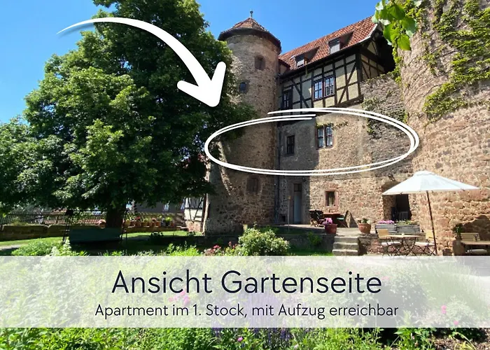 Alte Foersterei - Altstadtwohnung Mit Stil & Aufzug - In Der Hinterburg - Mit Garten, Parkplatz & E-ladestation - Hunde Willkommen - Fulda, Bad Hersfeld, Alsfeld In 25 Km Entfernung Schlitz