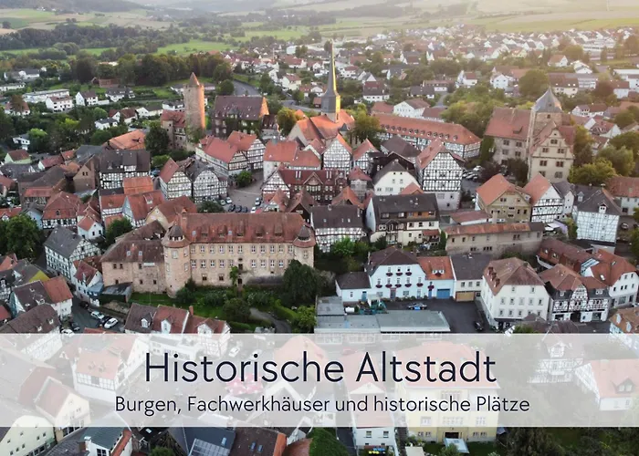 Alte Foersterei - Altstadtwohnung Mit Stil & Aufzug - In Der Hinterburg - Mit Garten, Parkplatz & E-ladestation - Hunde Willkommen - Fulda, Bad Hersfeld, Alsfeld In 25 Km Entfernung Apartment